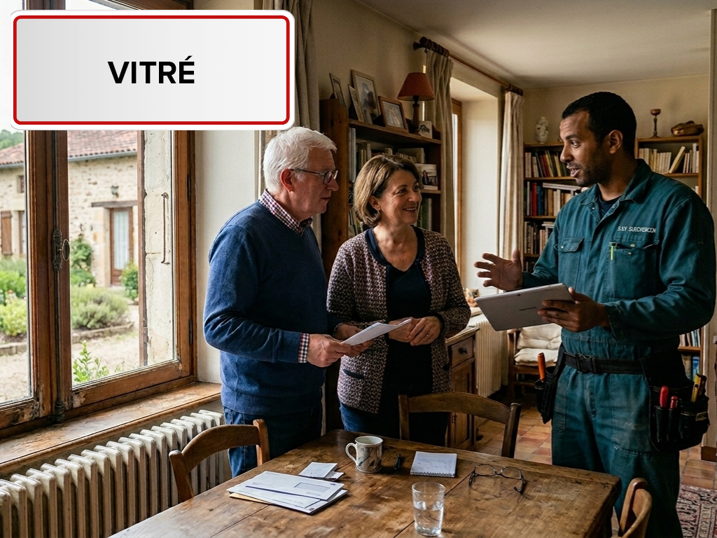 Installation de pompe à chaleur à Vitré (35500) en Ille-et-Vilaine